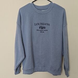 Louisiana Blue Sweater